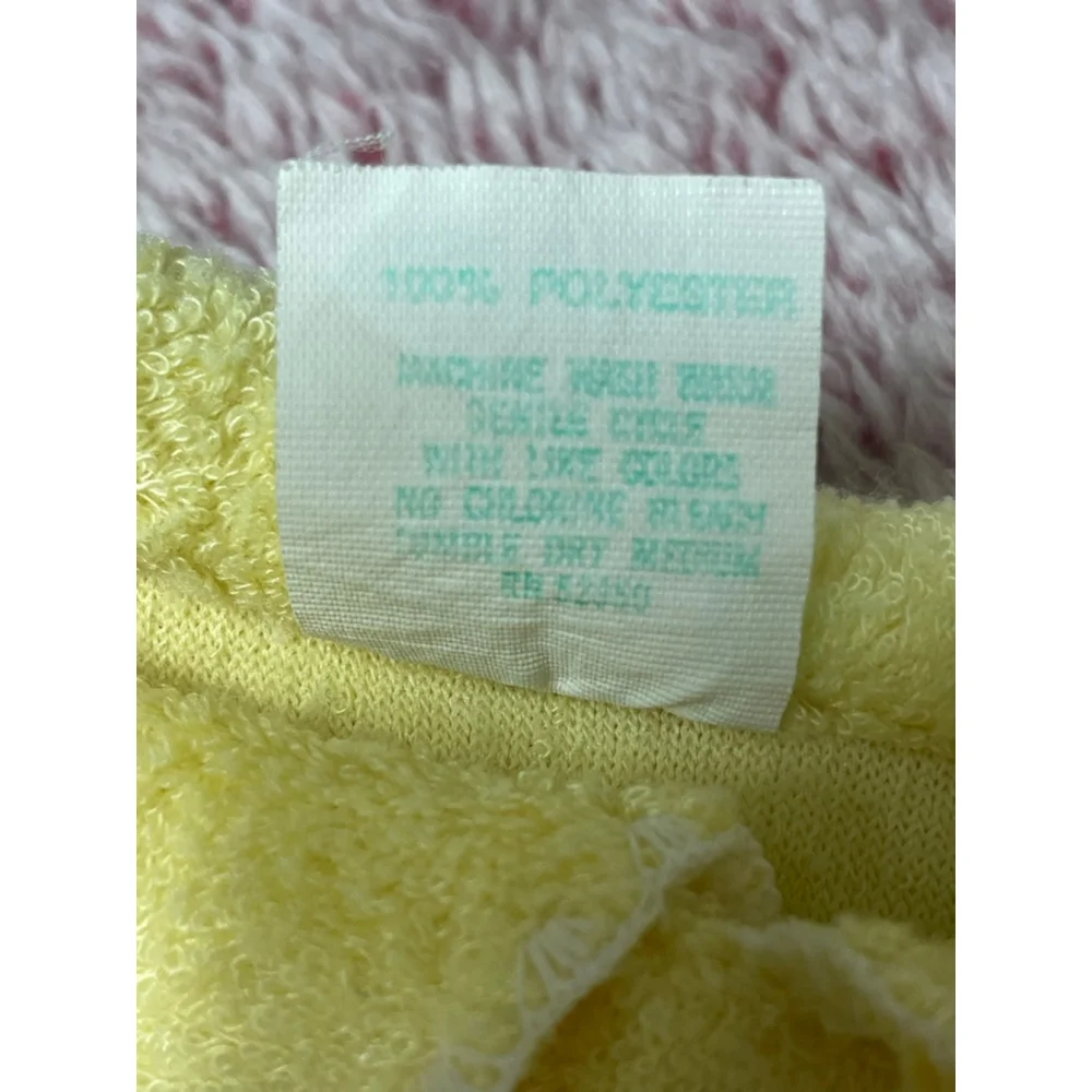 Baby vintage JCPenney toddletime newborn button up sleeper with Bear